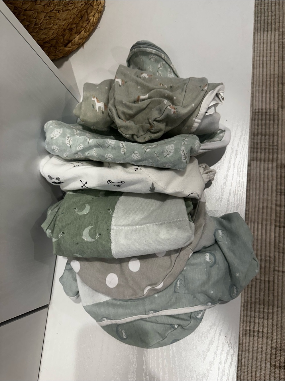 Sage Green Kids Sleep Sack - Cozy Baby Pajama Sack